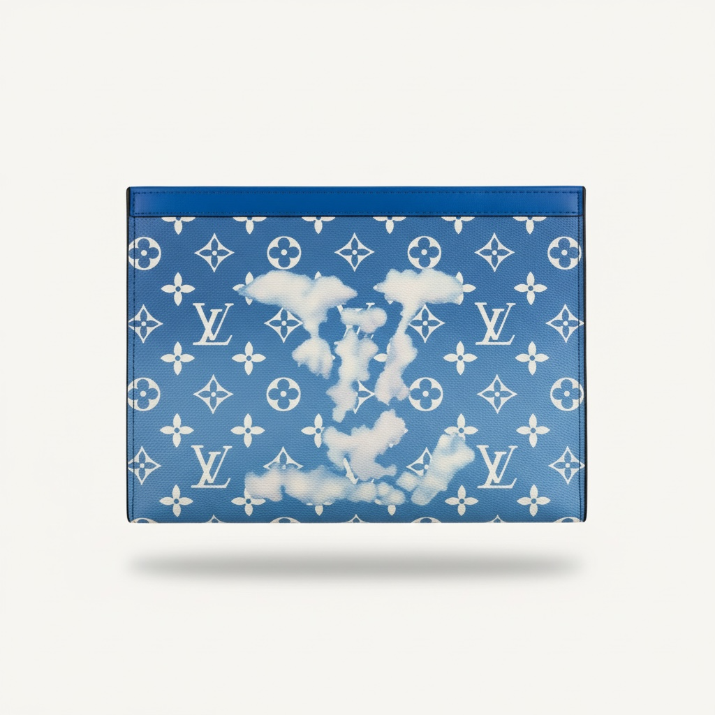 Louis Vuitton Blue Clouds Monogram Zip Pouch ☁️💙
