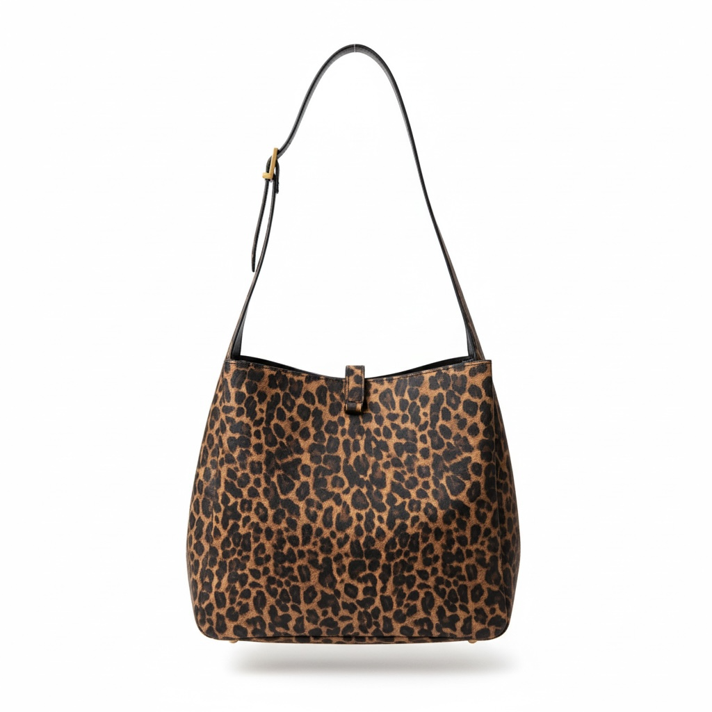 🐆✨ Saint Laurent Leopard Print Hobo Bag ✨👜