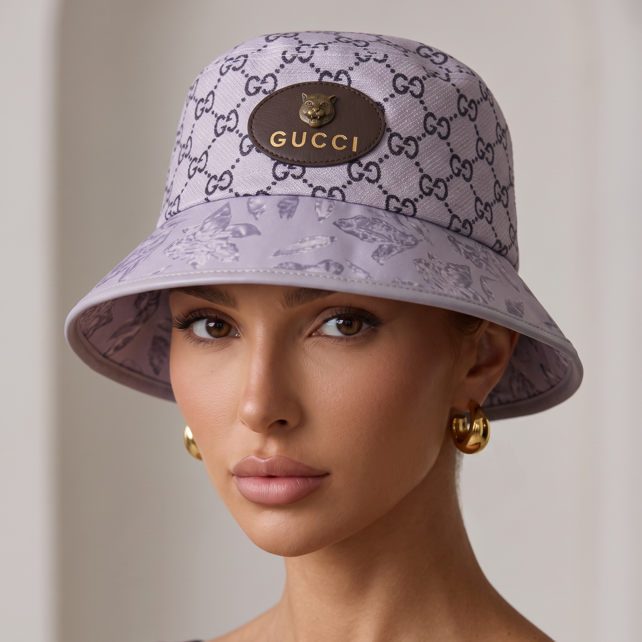 🎩 GUCCI Monogram Bucket Hat | Luxury Streetwear Icon 🖤
