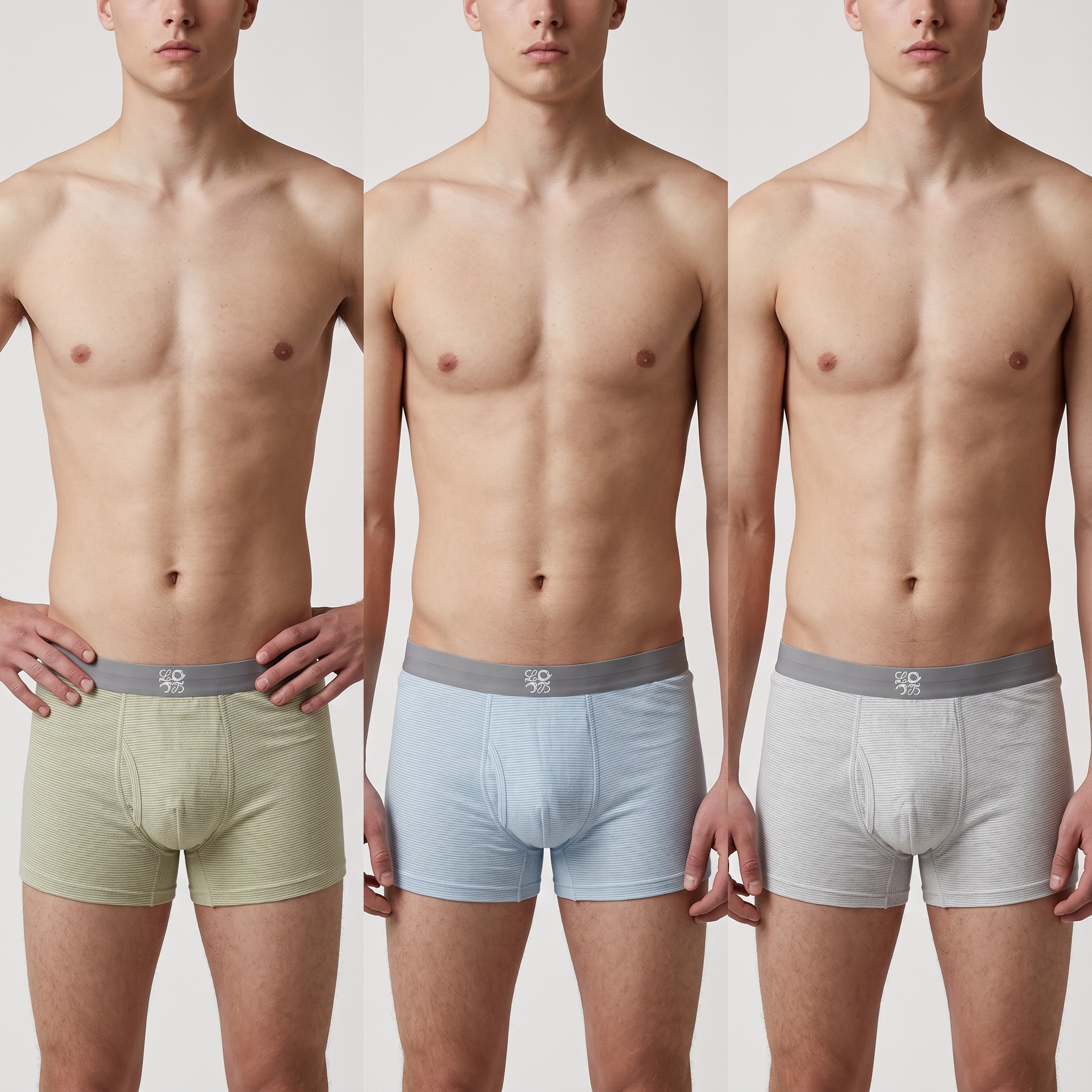 Loewe x On Cloud Premium Ribbed Boxer Briefs Set – Luxury Performance Comfort Collection ☁️✨