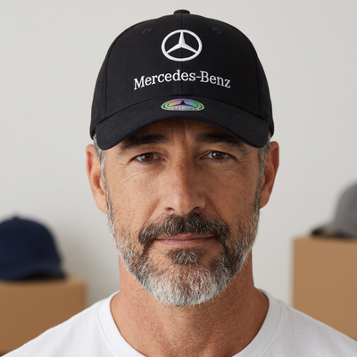🖤 Mercedes-Benz Mesh Trucker Cap – Iconic Comfort & Cool Style 🧢🌬️