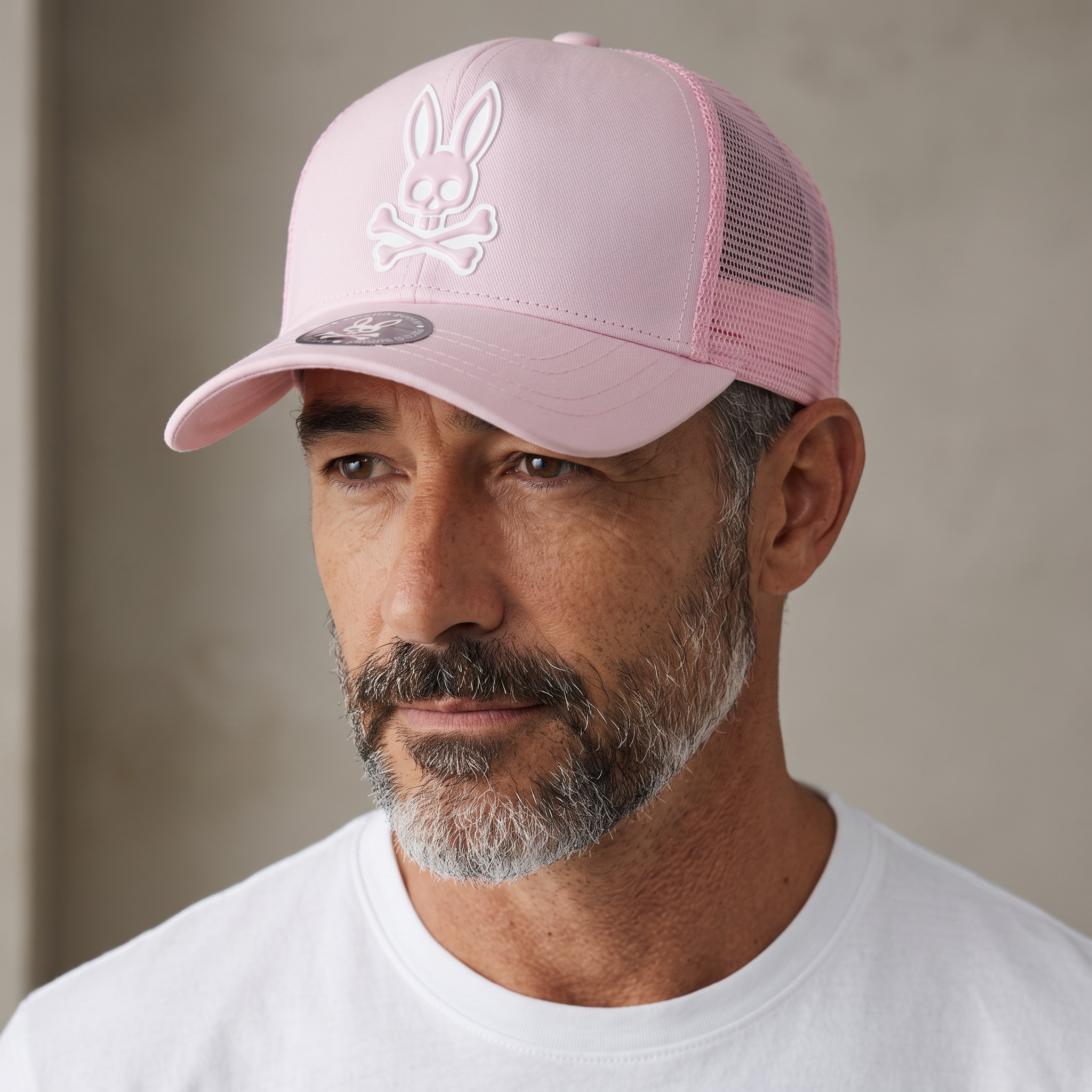 🐰 Psycho Bunny pink Cap – Iconic Skull Bunny Streetwear Hat 🔥