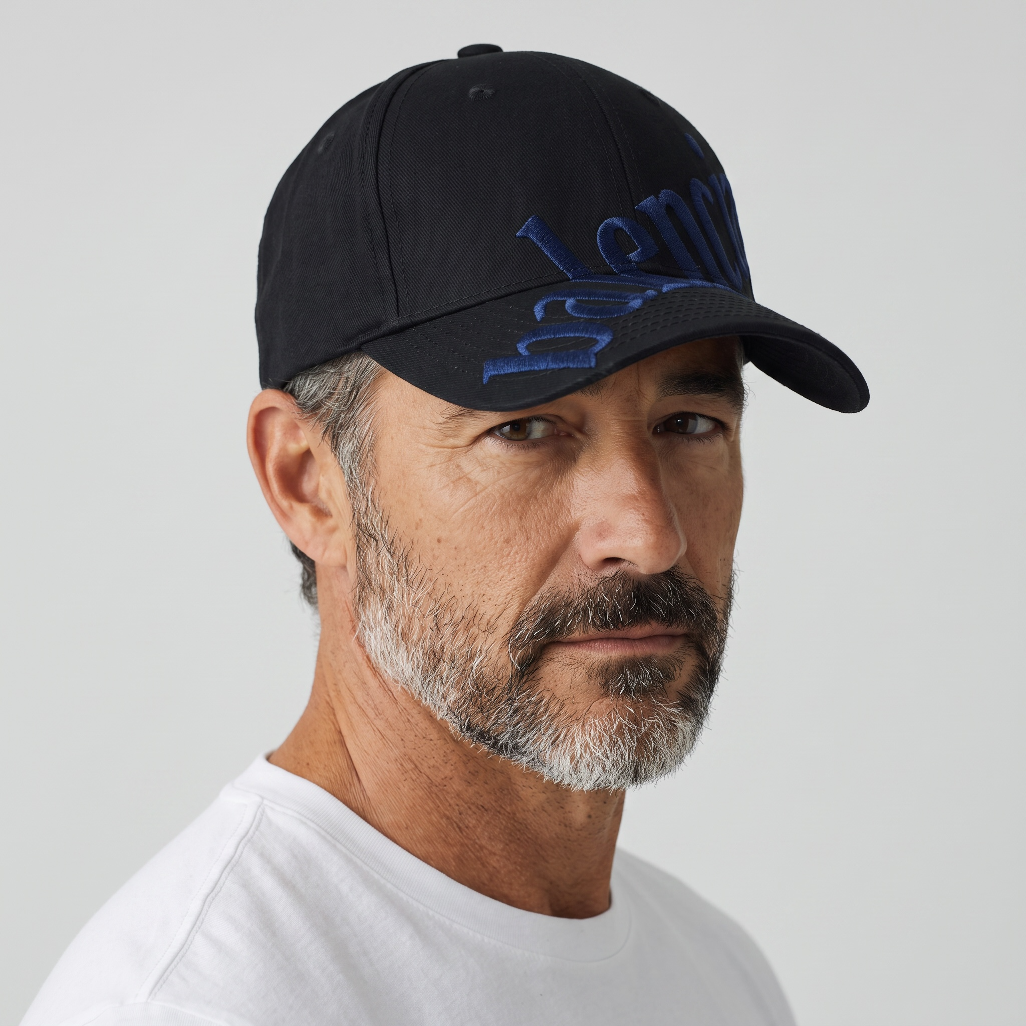 Balenciaga Black Cap with Royal Blue Oversized Logo – Bold Luxury Street Style 🔵🖤🧢