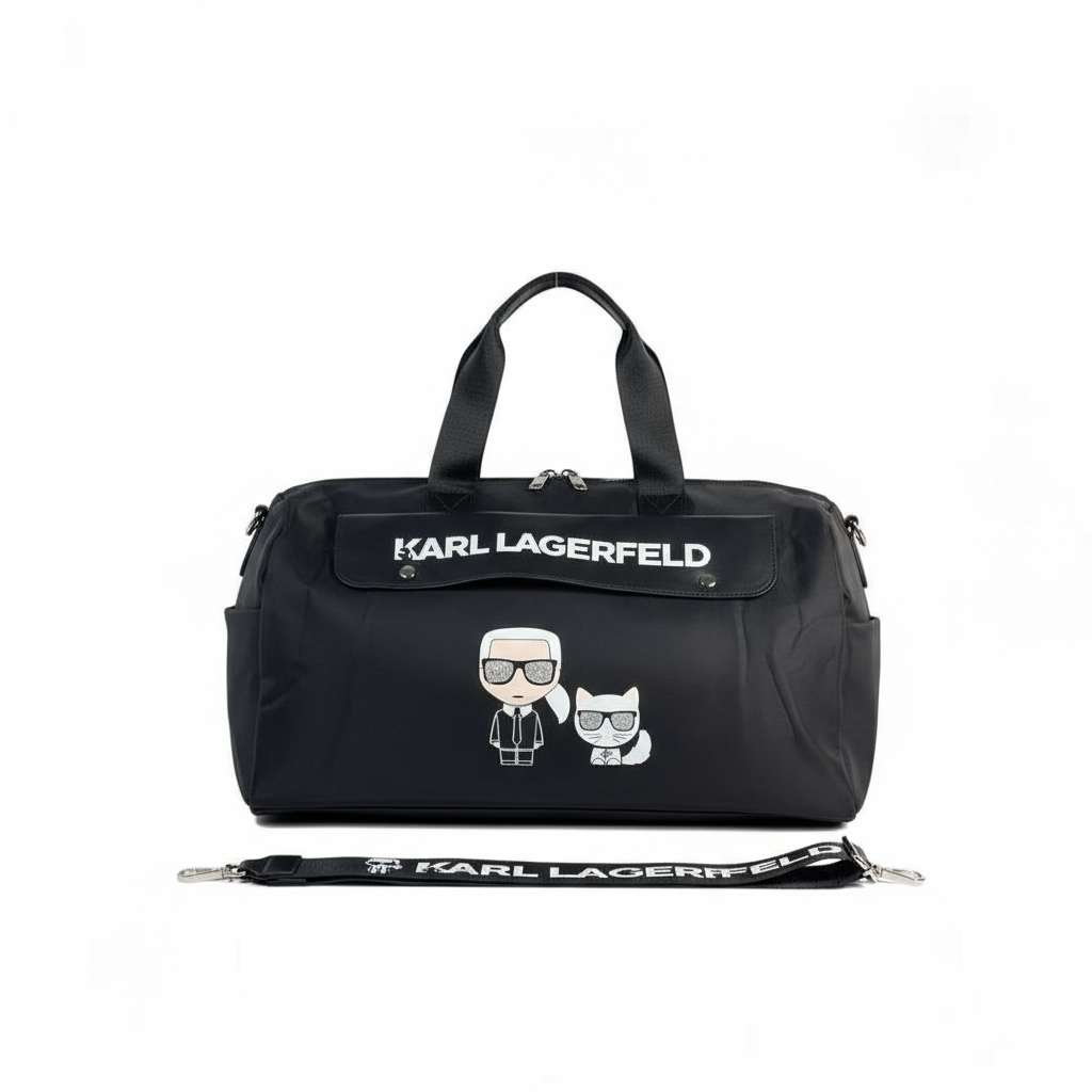 🖤 Karl Lagerfeld “Karl & Choupette” Duffle Bag — Limited Icon Edition 🖤