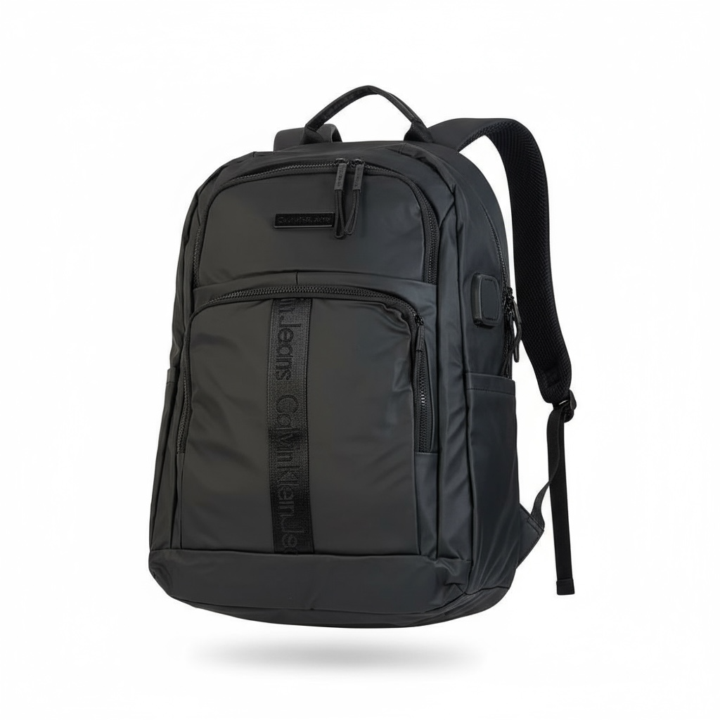 Calvin Klein Jeans Black Backpack 🎒 | Minimalist Designer Bag for Work, School & Travel