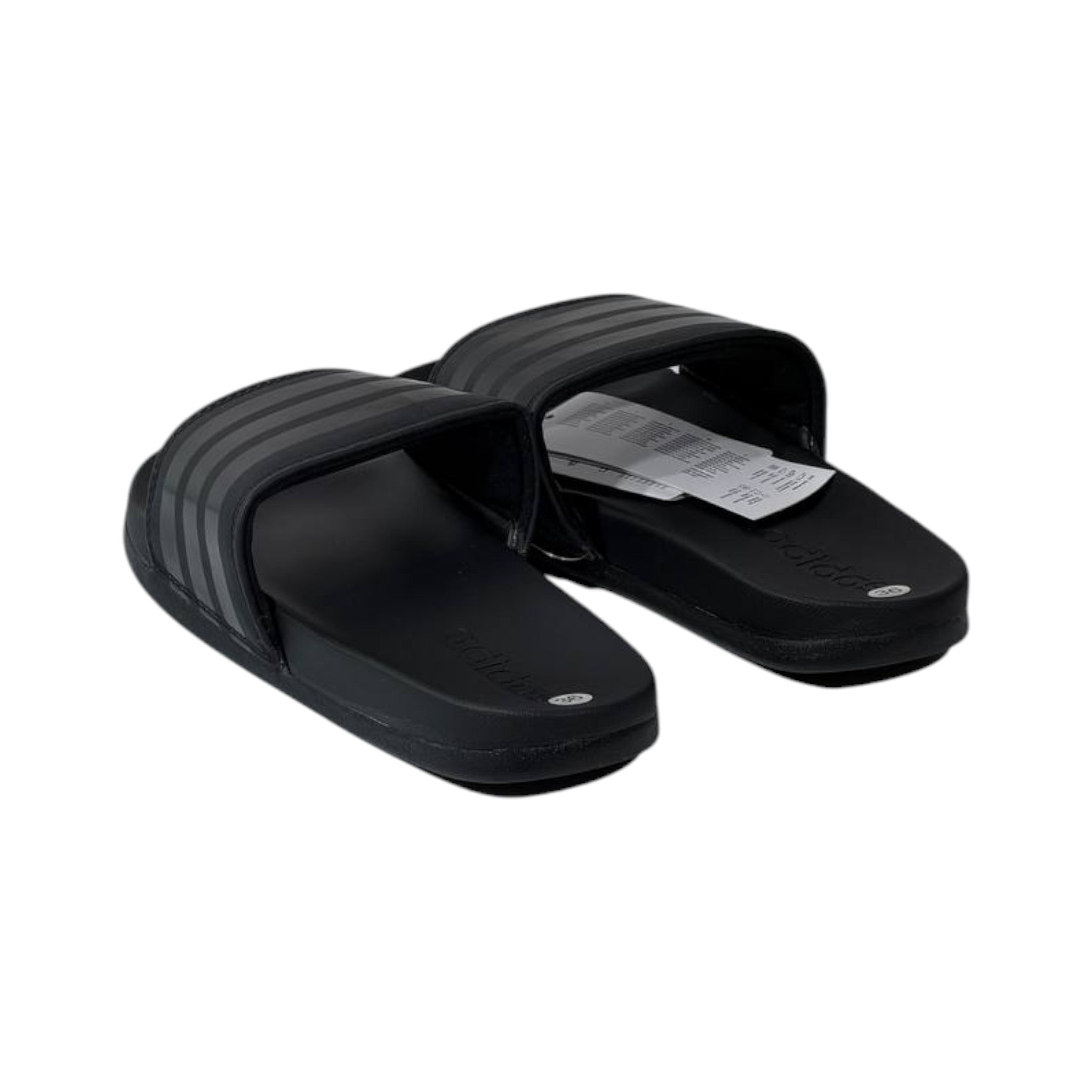 🖤 Adidas Adilette Mono Slides – Triple Black Edition ⚫✨ - MASTERPIECE