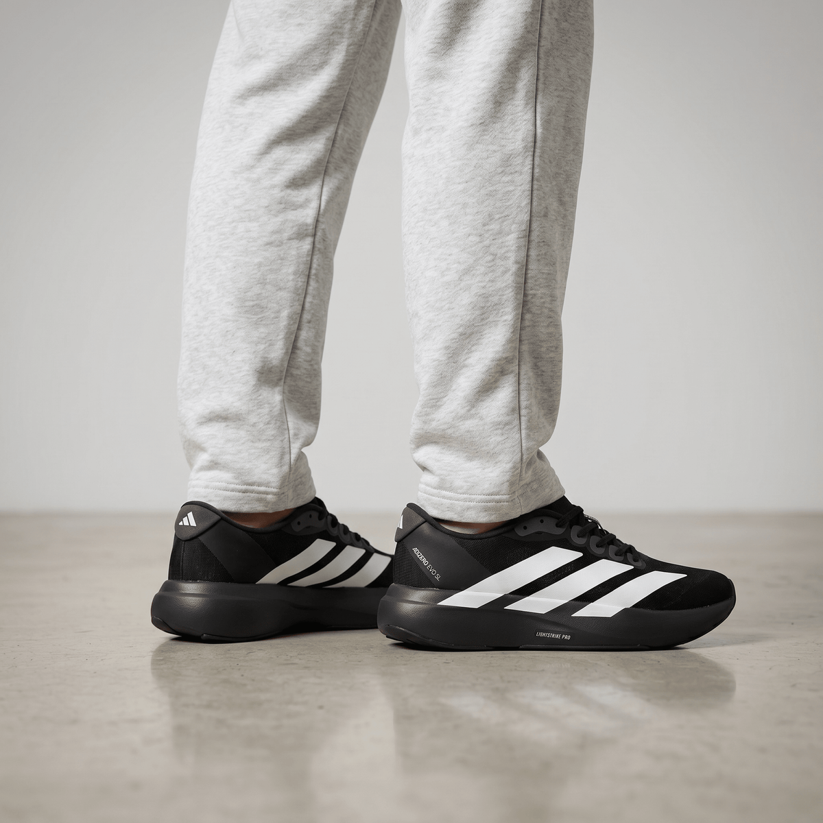 ⚡🖤 Adidas Adizero Lightweight Performance Running Sneakers – Black & White Athletic Racing Shoes 👟🔥 - MASTERPIECE