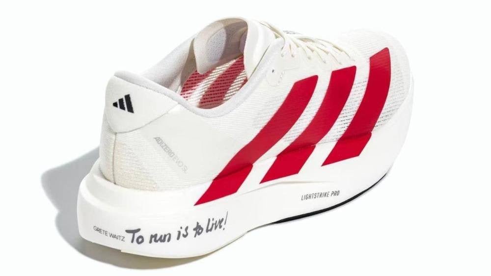 Adidas Adizero Running Shoes – White / Red - MASTERPIECE