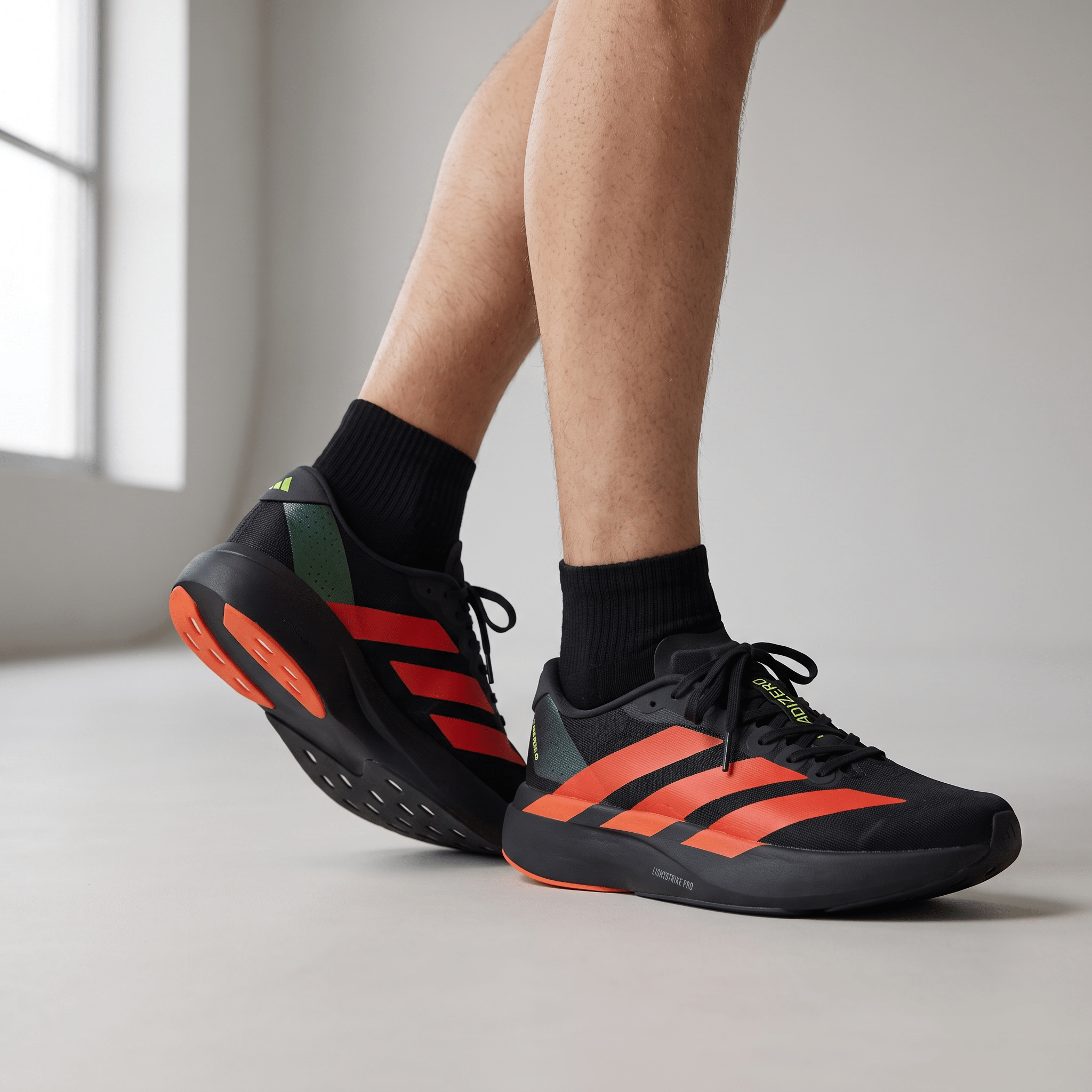 Adidas Adizero SL2 Running Shoes – Black / Solar Orange - MASTERPIECE