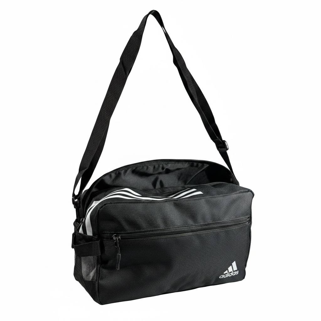 Adidas Classic Sports Duffel Bag 🖤✨ Gym & Travel Essential - MASTERPIECE