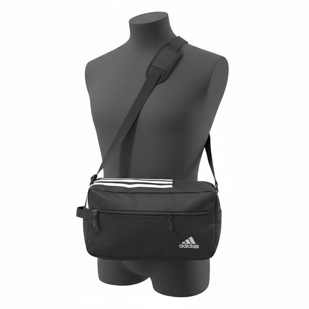 Adidas Classic Sports Duffel Bag 🖤✨ Gym & Travel Essential - MASTERPIECE