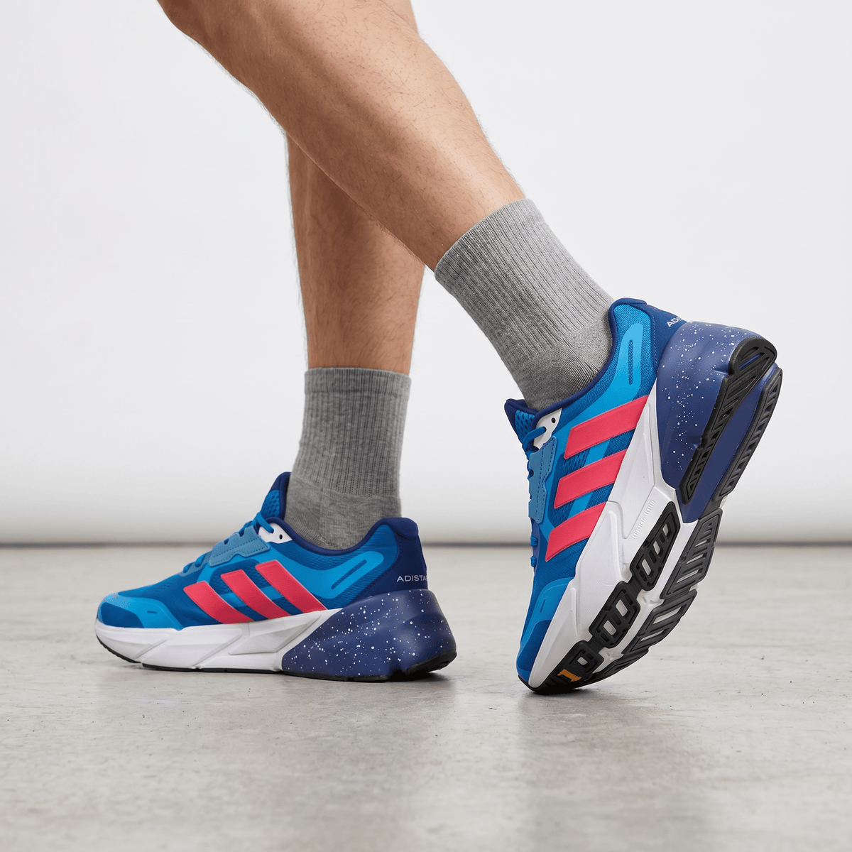 🔥⚡ Adidas Performance Running Sneakers Blue & Pink – Lightweight Sport Training Shoes 👟💙 - MASTERPIECE