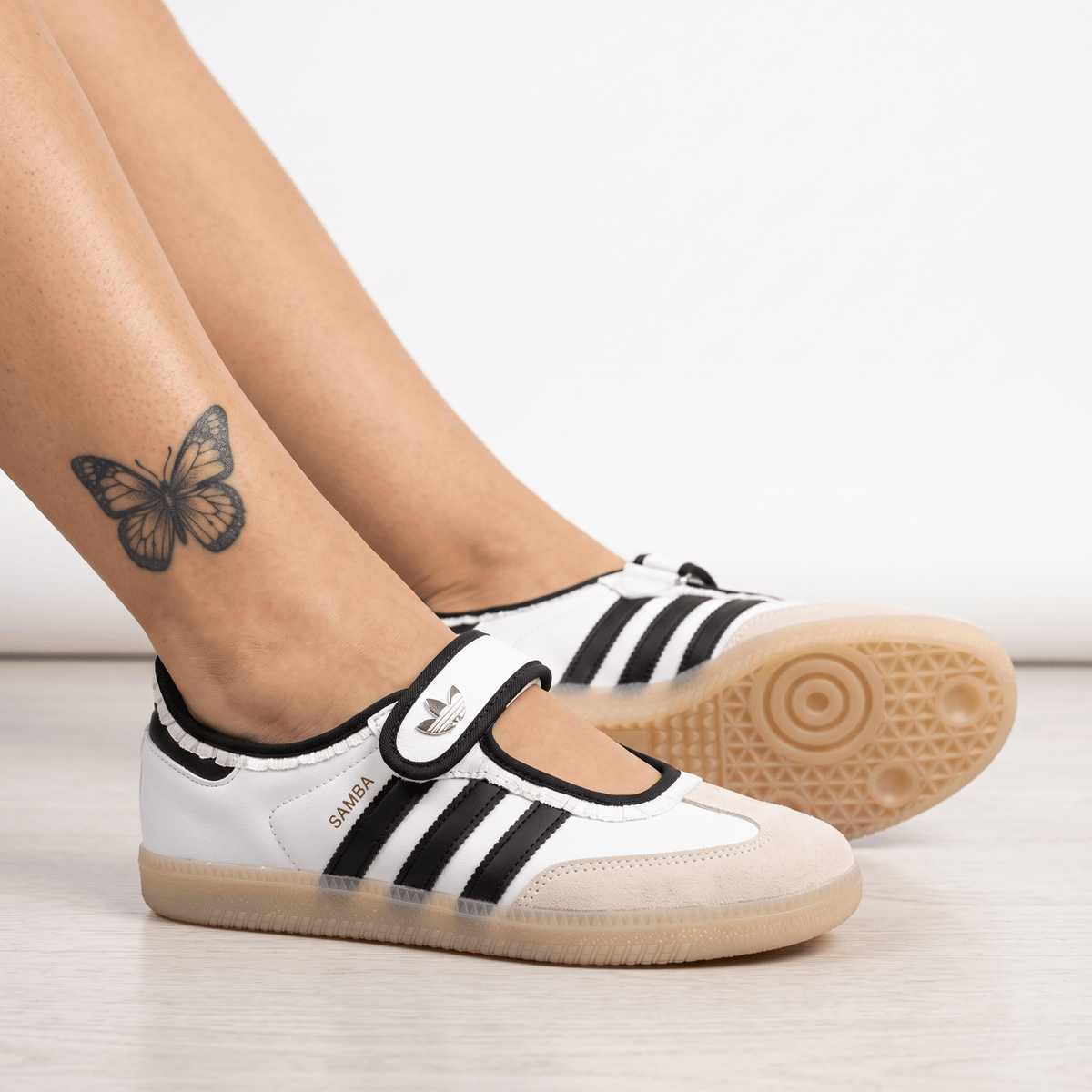 Adidas Samba Mary Jane – White Black 👟❤️ - MASTERPIECE
