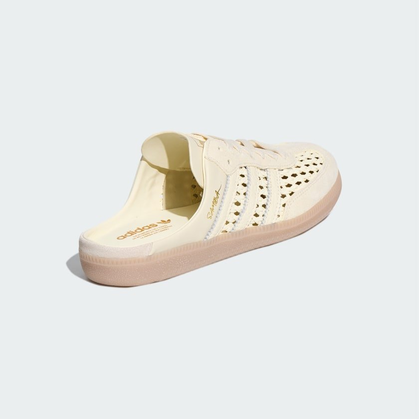 Adidas Samba Mule – Cream Woven Slip-On 👟 - MASTERPIECE