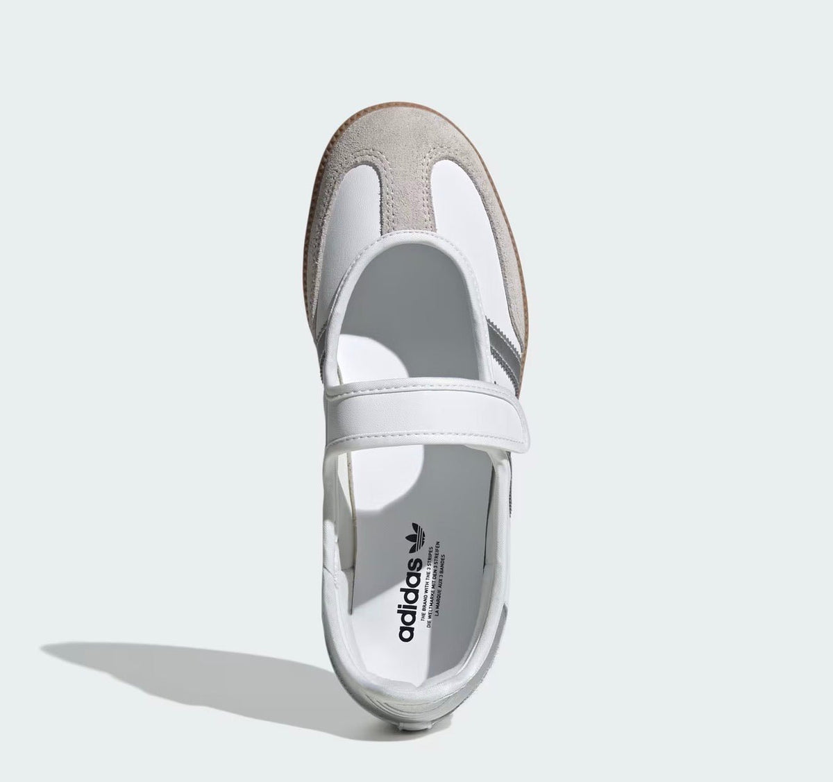 adidas Samba – White Gum Mary Jane Velcro 👟✨ - MASTERPIECE