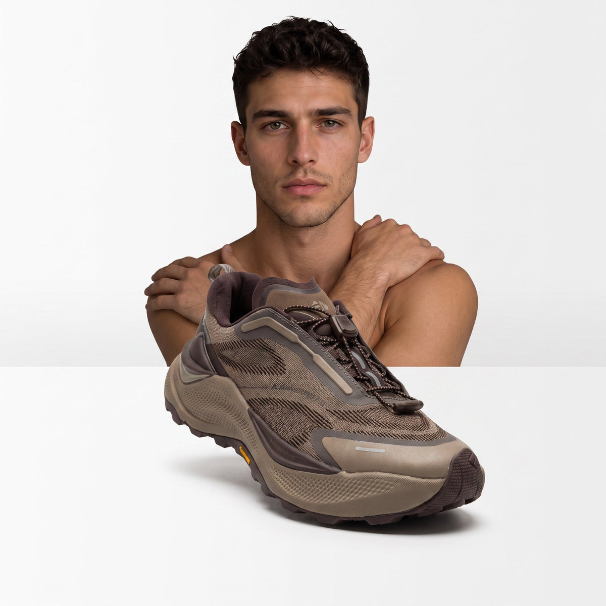 Adidas Trail Runner – Brown Chunky Sneaker 👟🌲 - MASTERPIECE