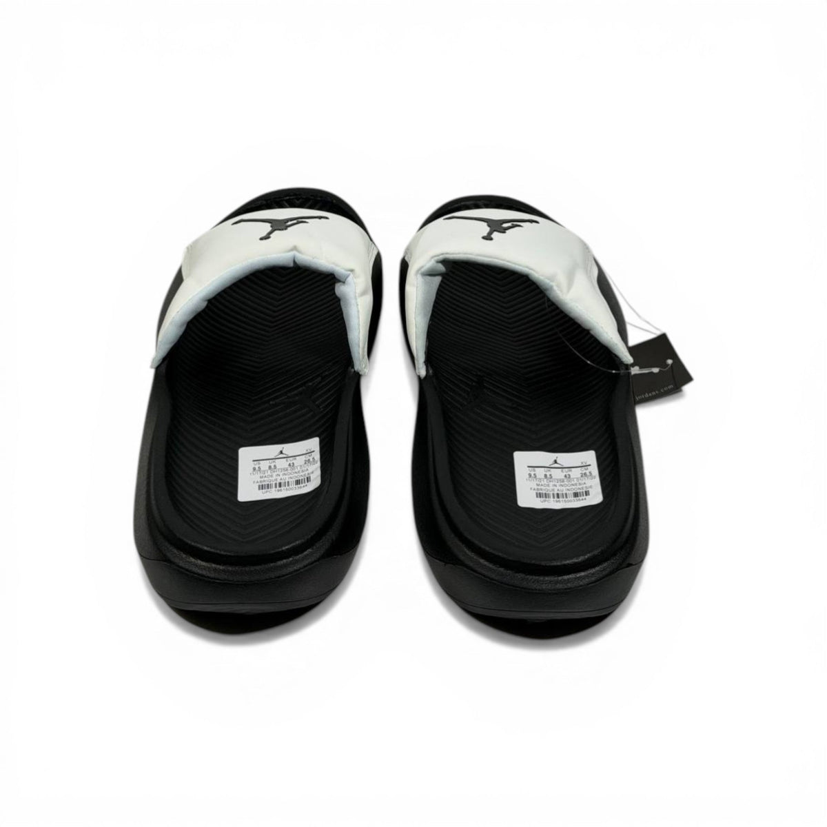 Air Jordan Mono Slides – Black & White Signature Comfort Edition - MASTERPIECE