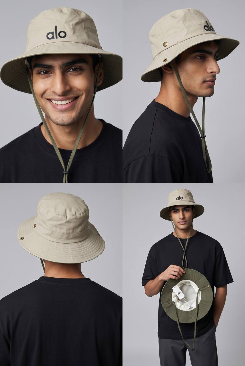 ALO Minimal Bucket Hat 🤍 | Beige Everyday Streetwear Essential - MASTERPIECE