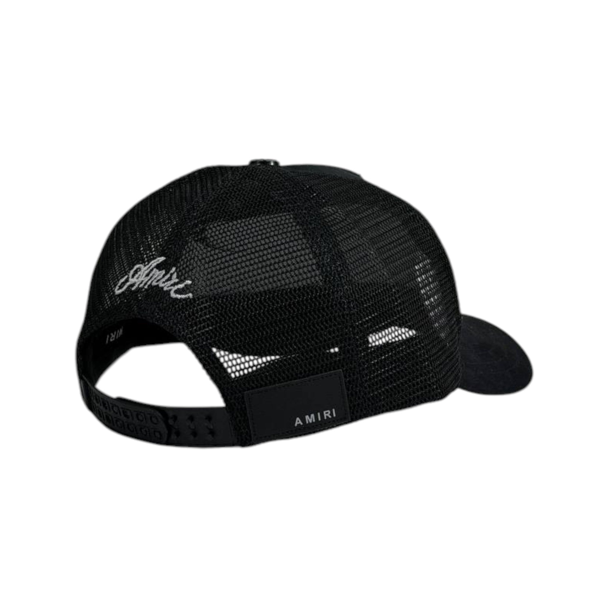 Amiri “Living The Dream” Trucker Cap – Black Mesh Luxury Streetwear 🧢🖤 - MASTERPIECE