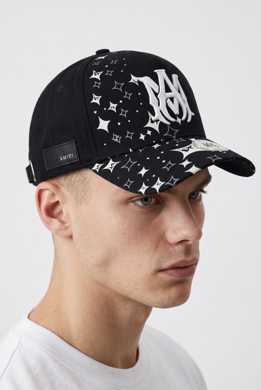 Amiri MA Logo Graphic Baseball Cap – Black - MASTERPIECE