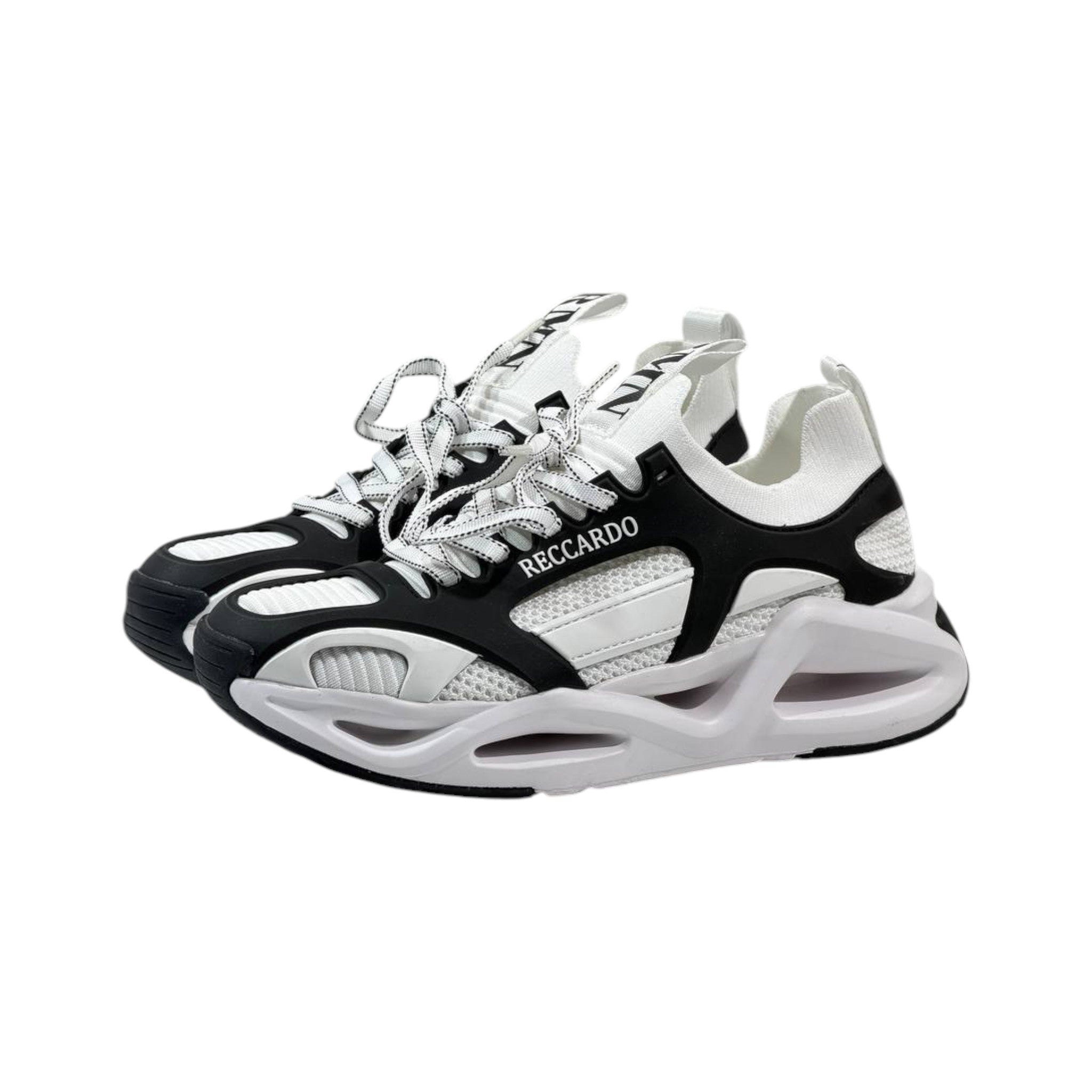 🖤🤍 Armani Reccardo Futuristic Chunky Sneakers 👟⚡ - MASTERPIECE