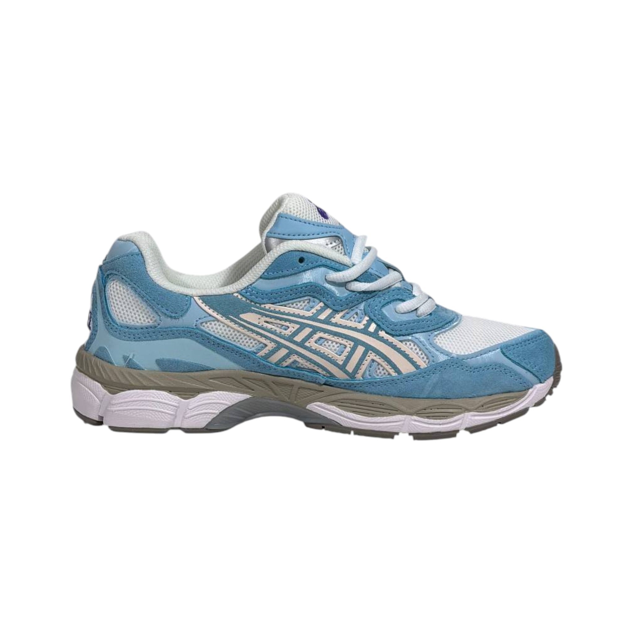 💙🤍 ASICS GEL-NYC Retro Running Sneakers – Sky Blue Edition 👟⚡ - MASTERPIECE
