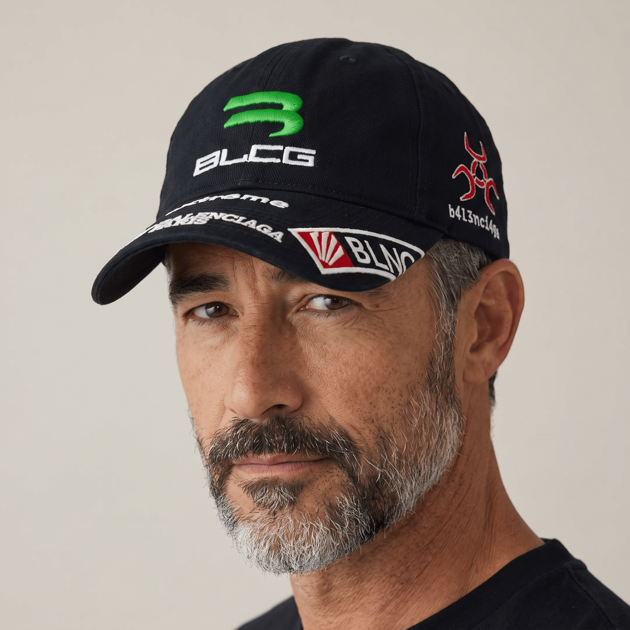 Balenciaga Racing Logo Baseball Cap – Black - MASTERPIECE