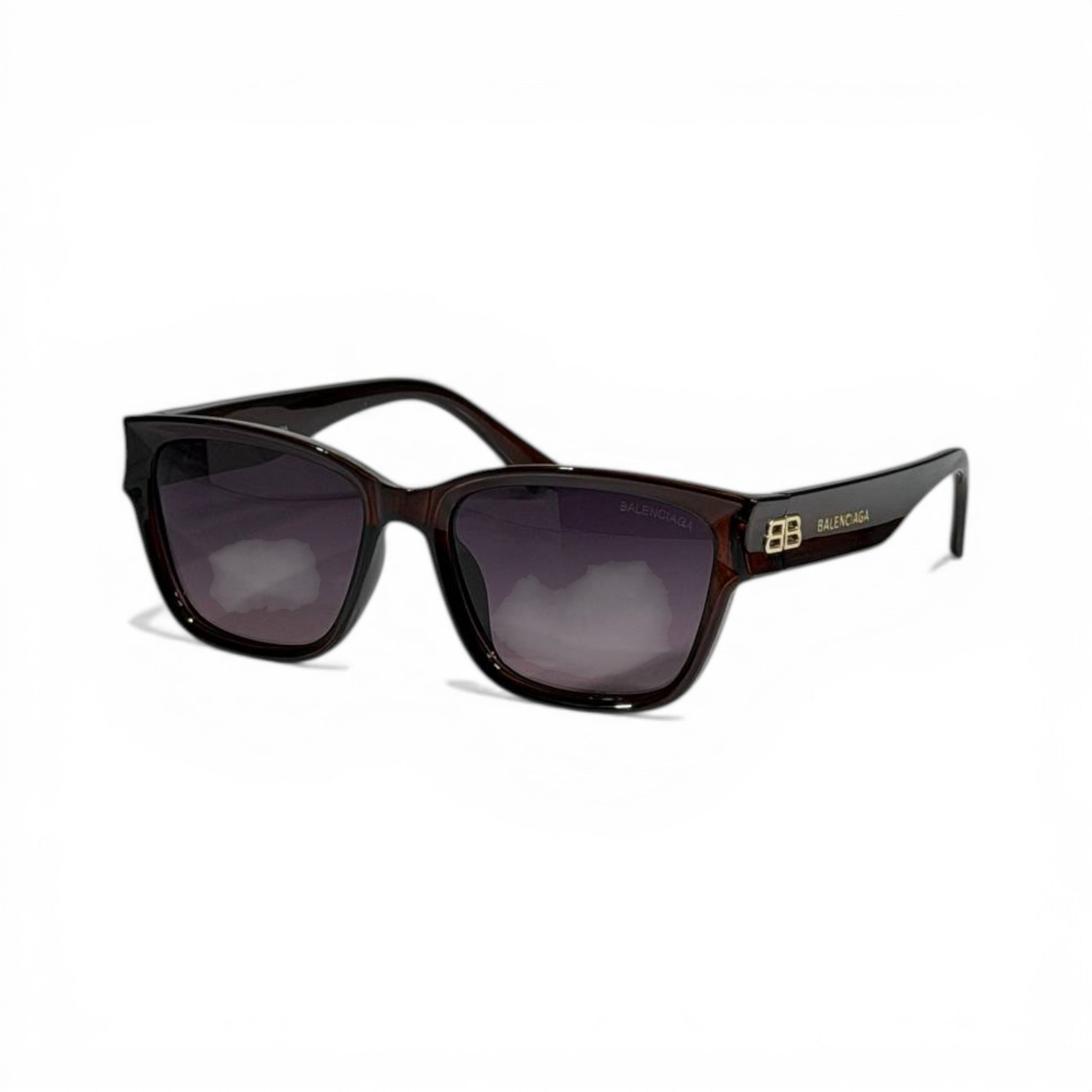Balenciaga Signature Square Sunglasses 🖤✨ Luxury Oversized UV Protection Shades - MASTERPIECE