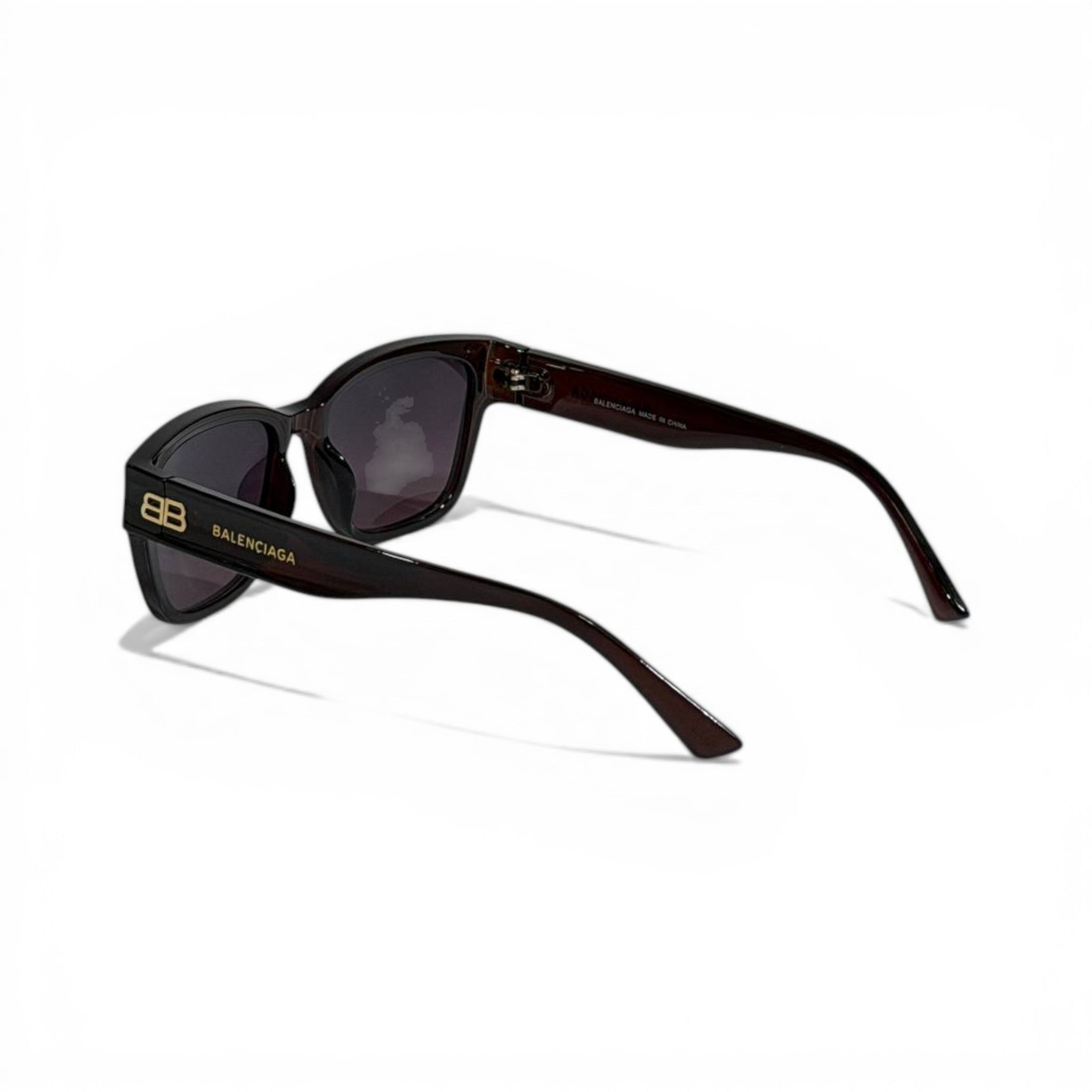 Balenciaga Signature Square Sunglasses 🖤✨ Luxury Oversized UV Protection Shades - MASTERPIECE