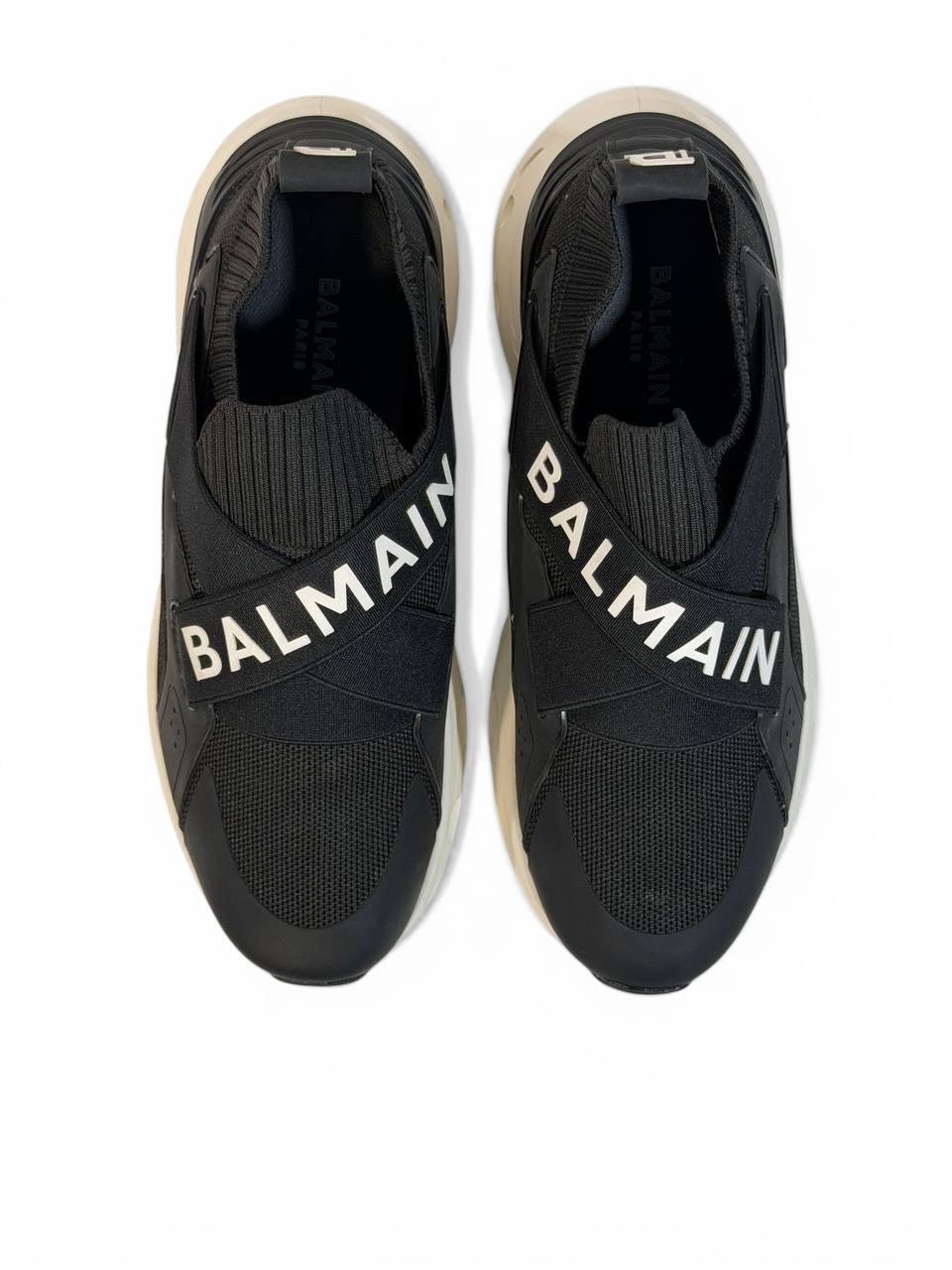 Balmain Logo Strap Sneakers 🖤⚡ | Bold Street Luxury - MASTERPIECE