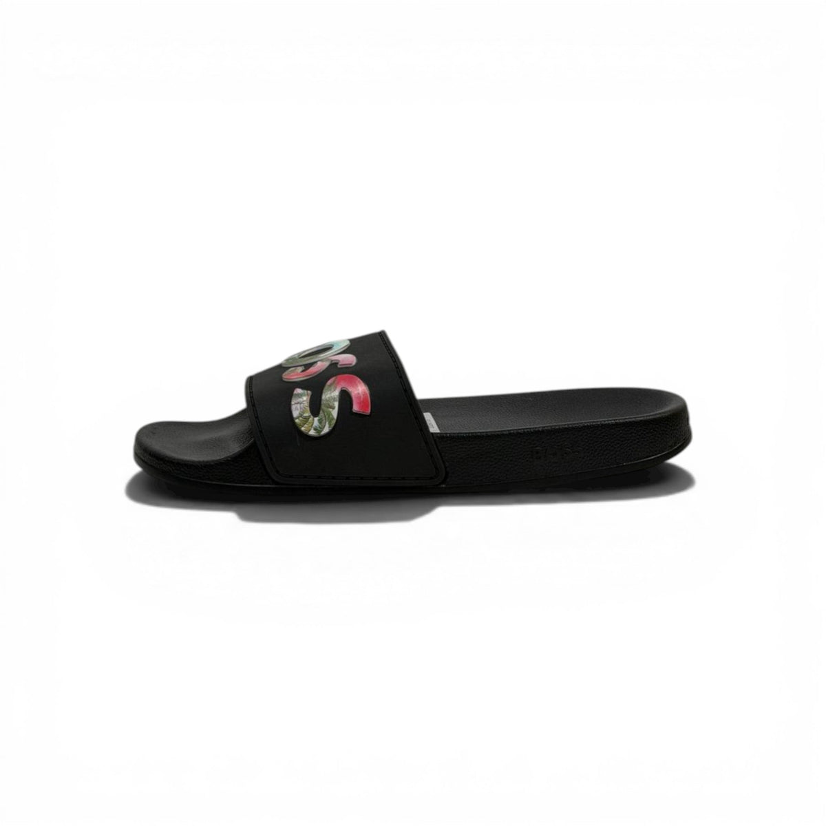 BOSS Luxury Black Slide Sandals – Statement Logo Design & Premium Everyday Comfort 👟✨ - MASTERPIECE