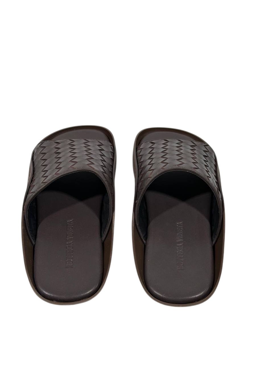 Bottega Veneta Intrecciato Slide Sandals – Brown Edition 🤎✨ - MASTERPIECE