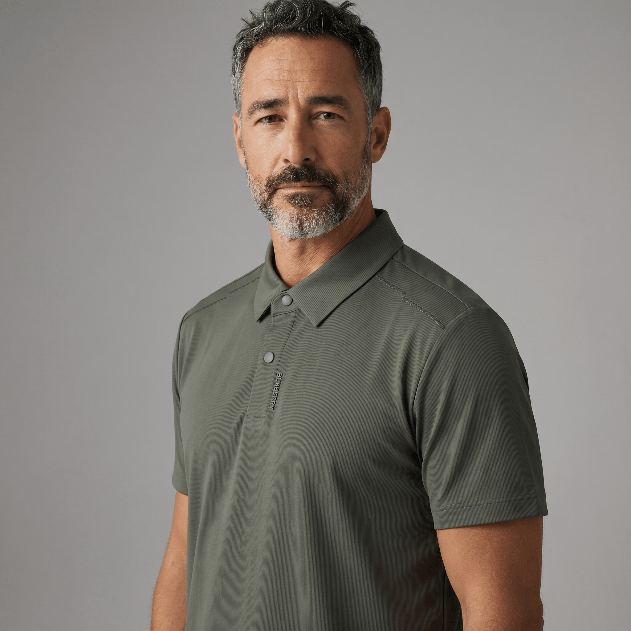 🩶✨ Burberry Luxury Polo Shirt – Modern Minimalist Edition 👔🔥 - MASTERPIECE