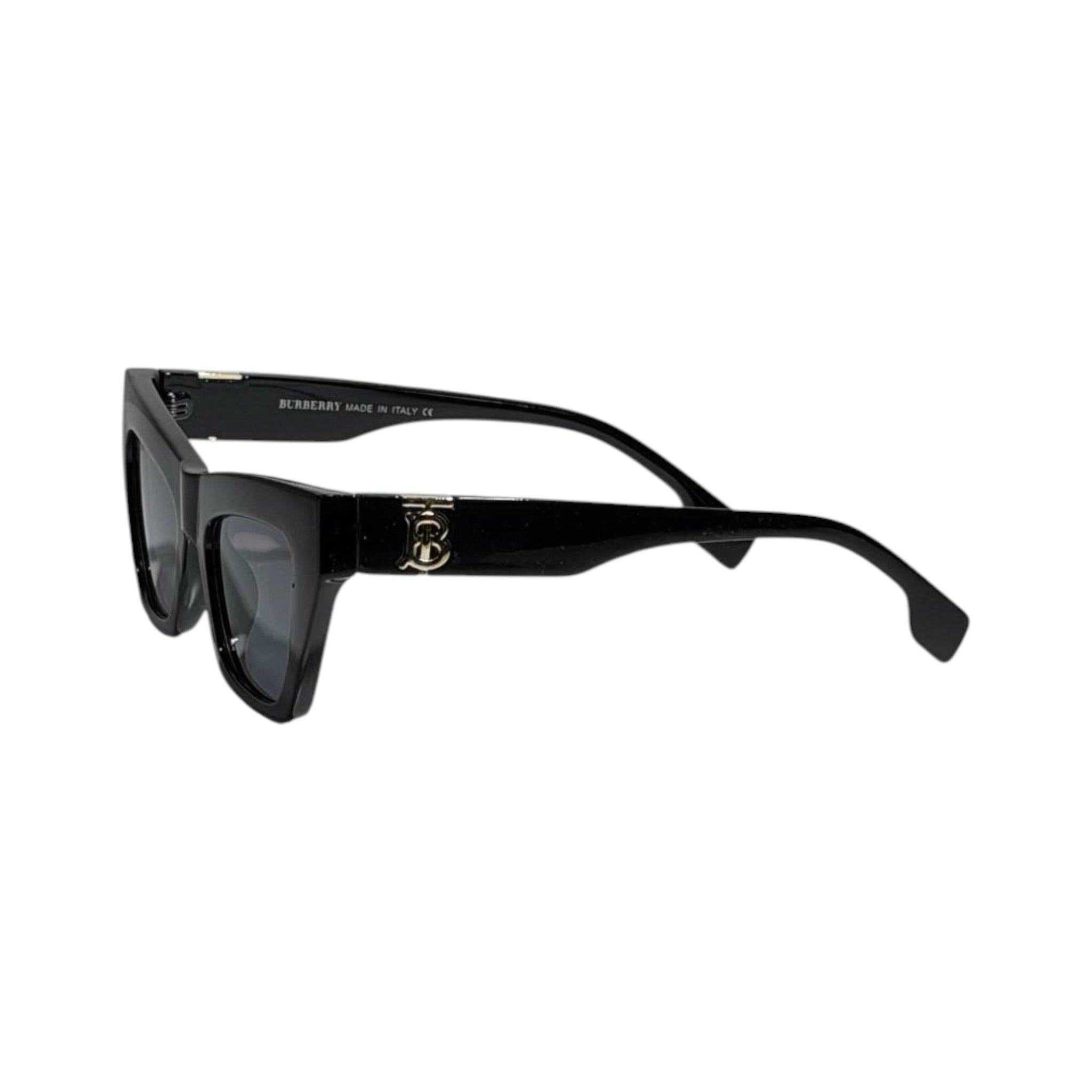 🖤 Burberry Monogram Cat - Eye Sunglasses | Luxury Black Gold Edition 😎 - MASTERPIECE
