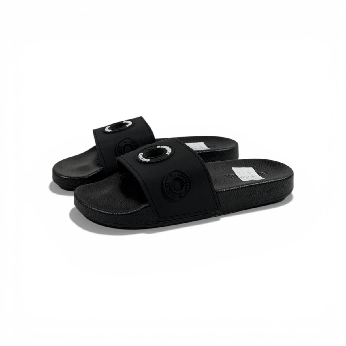 ⚫ Burberry Slides – Black Edition 🖤✨ - MASTERPIECE