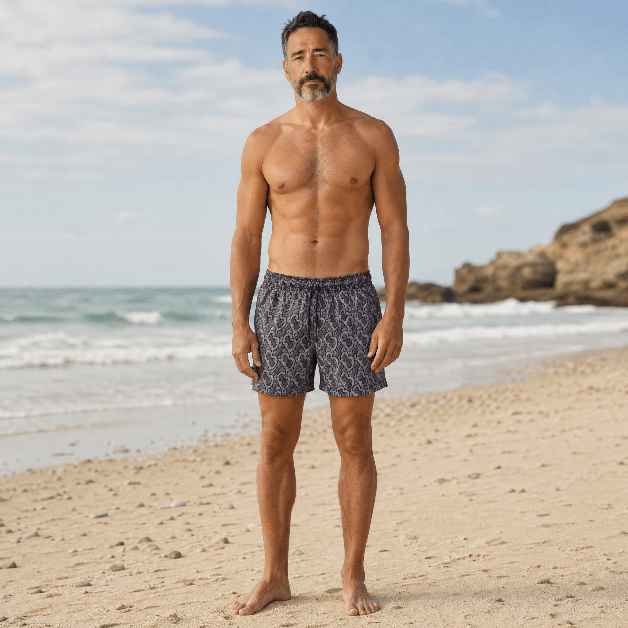 🖤 Burberry TB Monogram Swim Shorts ✨ - MASTERPIECE