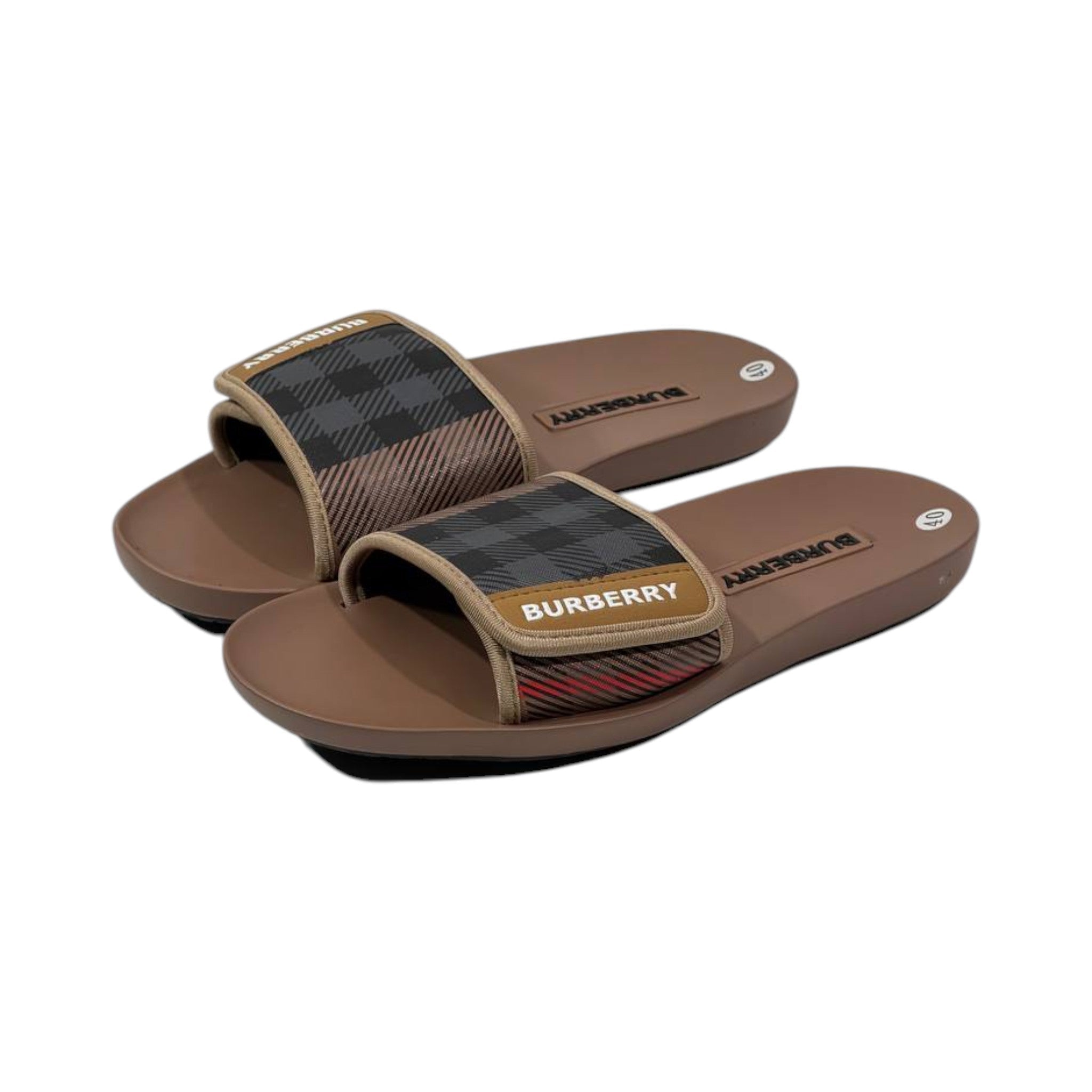 🖤 Burberry x Goodyear Check Comfort Slides - MASTERPIECE