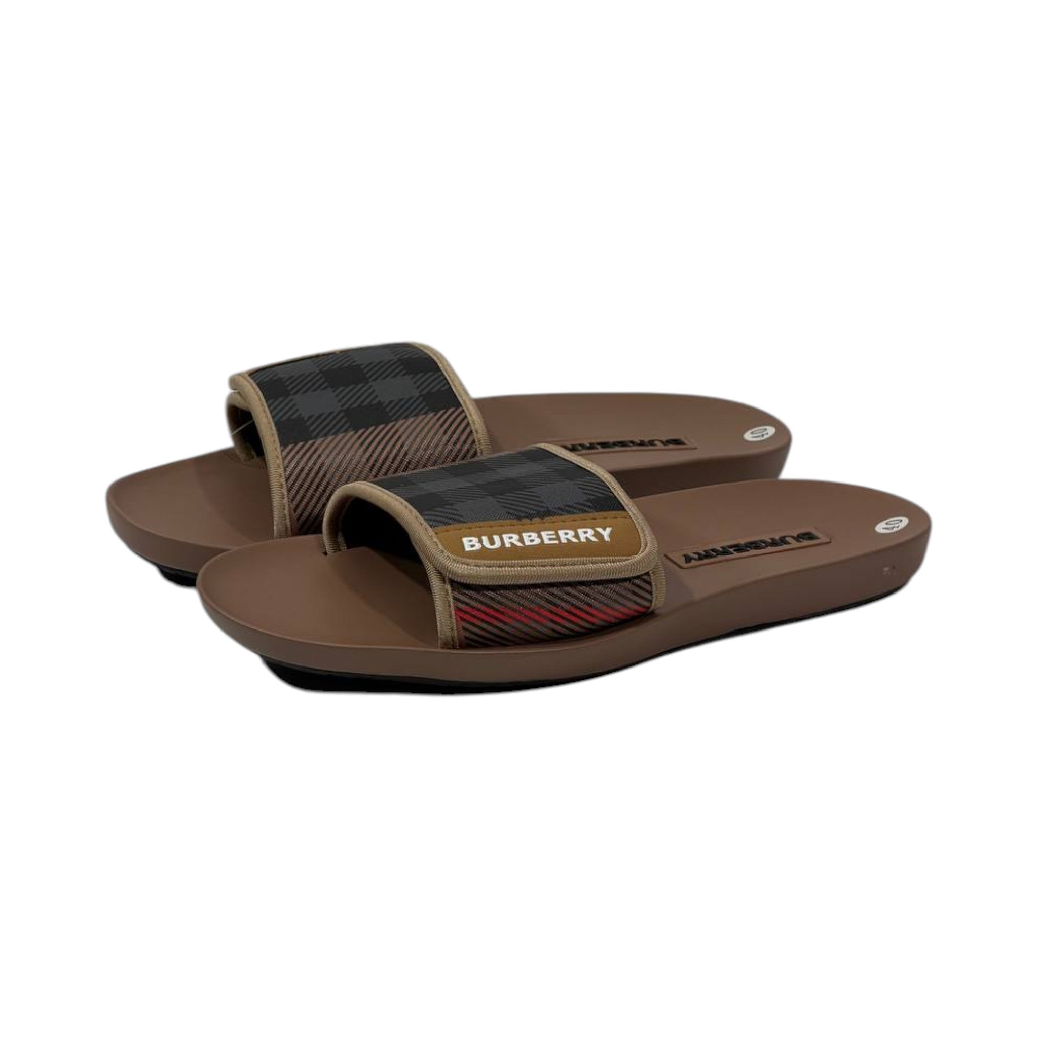 🖤 Burberry x Goodyear Check Comfort Slides - MASTERPIECE
