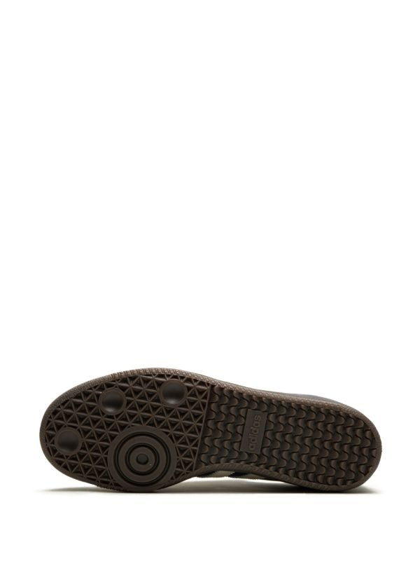adidas Samba navy cream trainers side and sole views