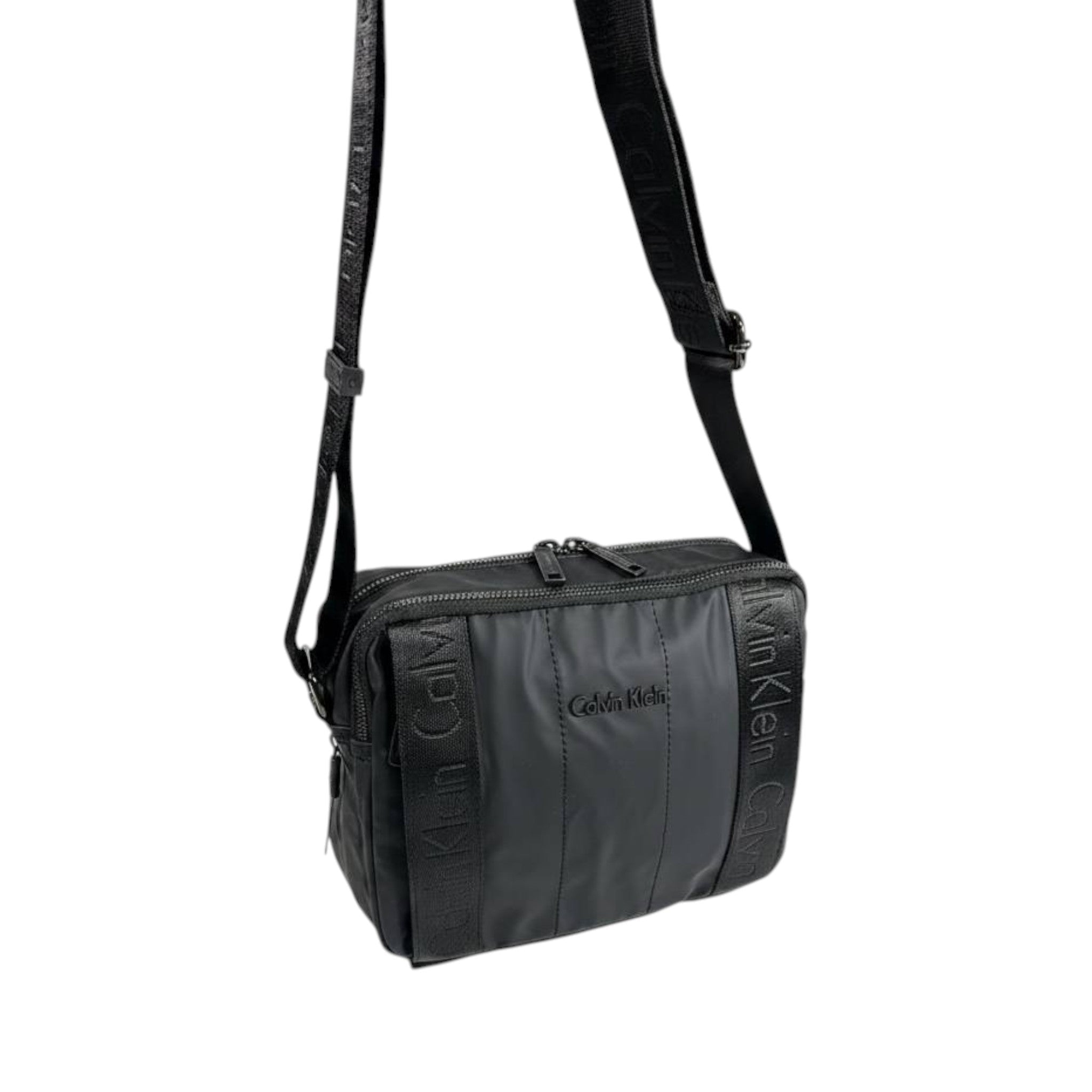 Calvin Klein Sleek Black Crossbody Bag ✨🖤 Signature Everyday Messenger - MASTERPIECE