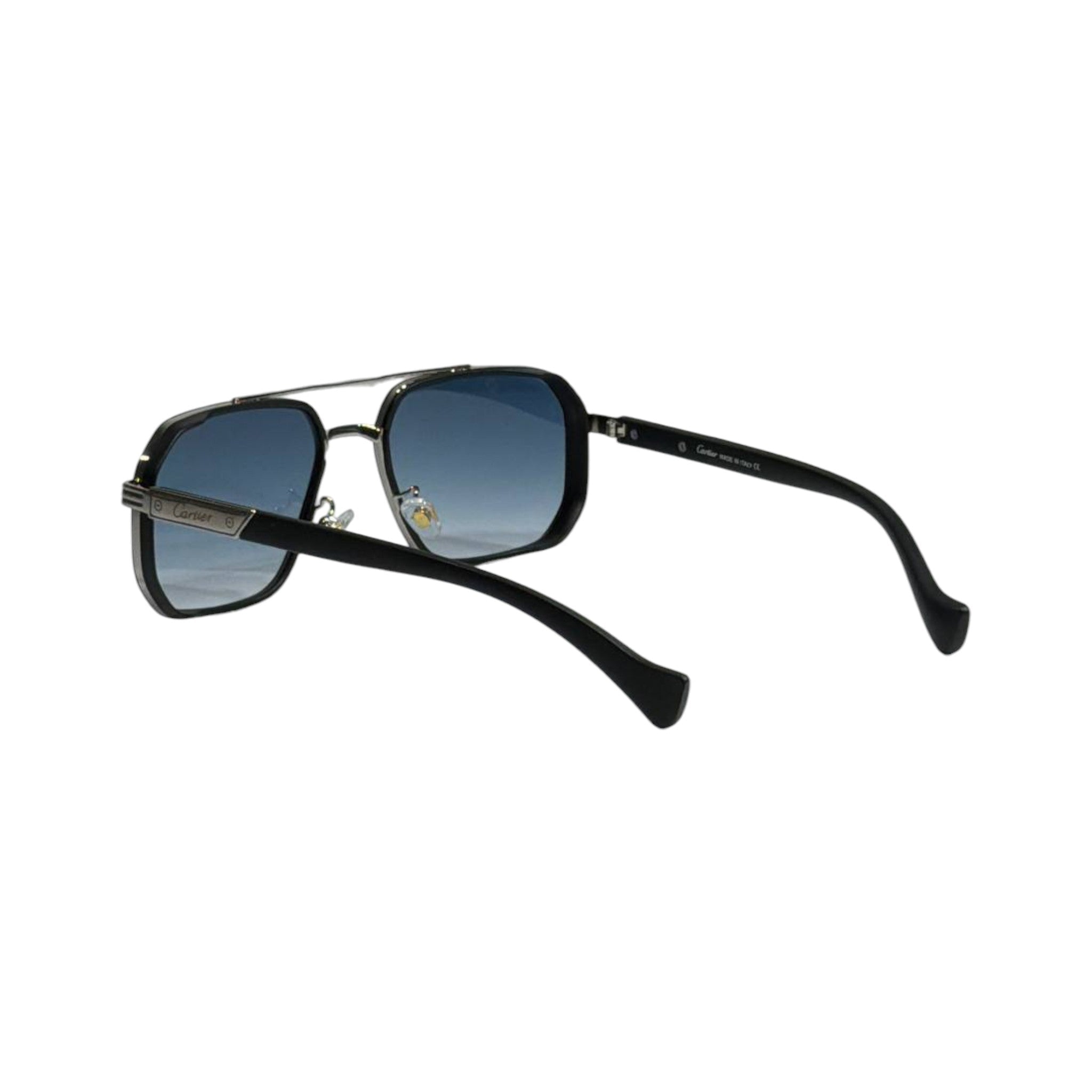 Cartier Luxe Blue Gradient Navigator Sunglasses 🔵✨ Modern Designer Elegance Eyewear - MASTERPIECE