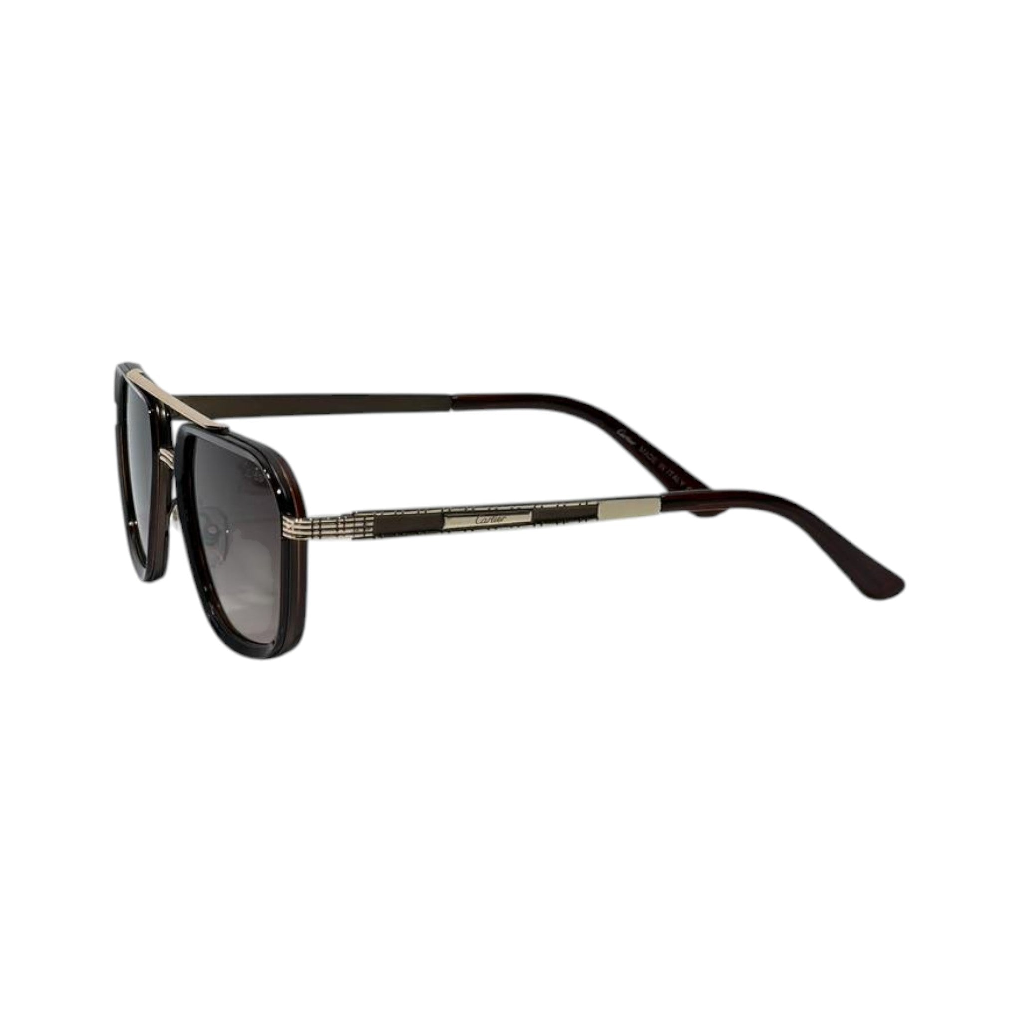 🕶️ Cartier Navigator Square Sunglasses | Luxury Gradient Eyewear ✨ - MASTERPIECE