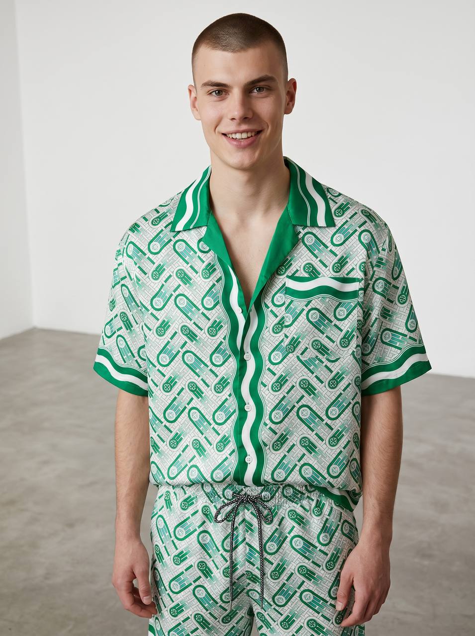 Casablanca Resort Co-Ord Set – Emerald Luxury Summer Outfit 💚🌴 - MASTERPIECE
