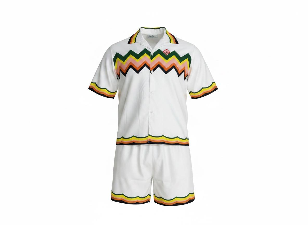 ๐ Casablanca Zigzag Summer Set โ Signature Luxury Co - Ord Outfit ๐ฉณ๐๐ฅ - MASTERPIECE