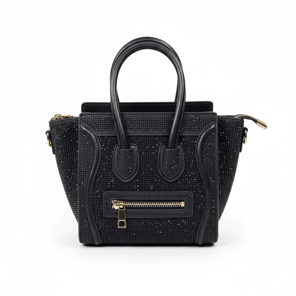 Celine Nano Luggage Sparkle — Black - MASTERPIECE