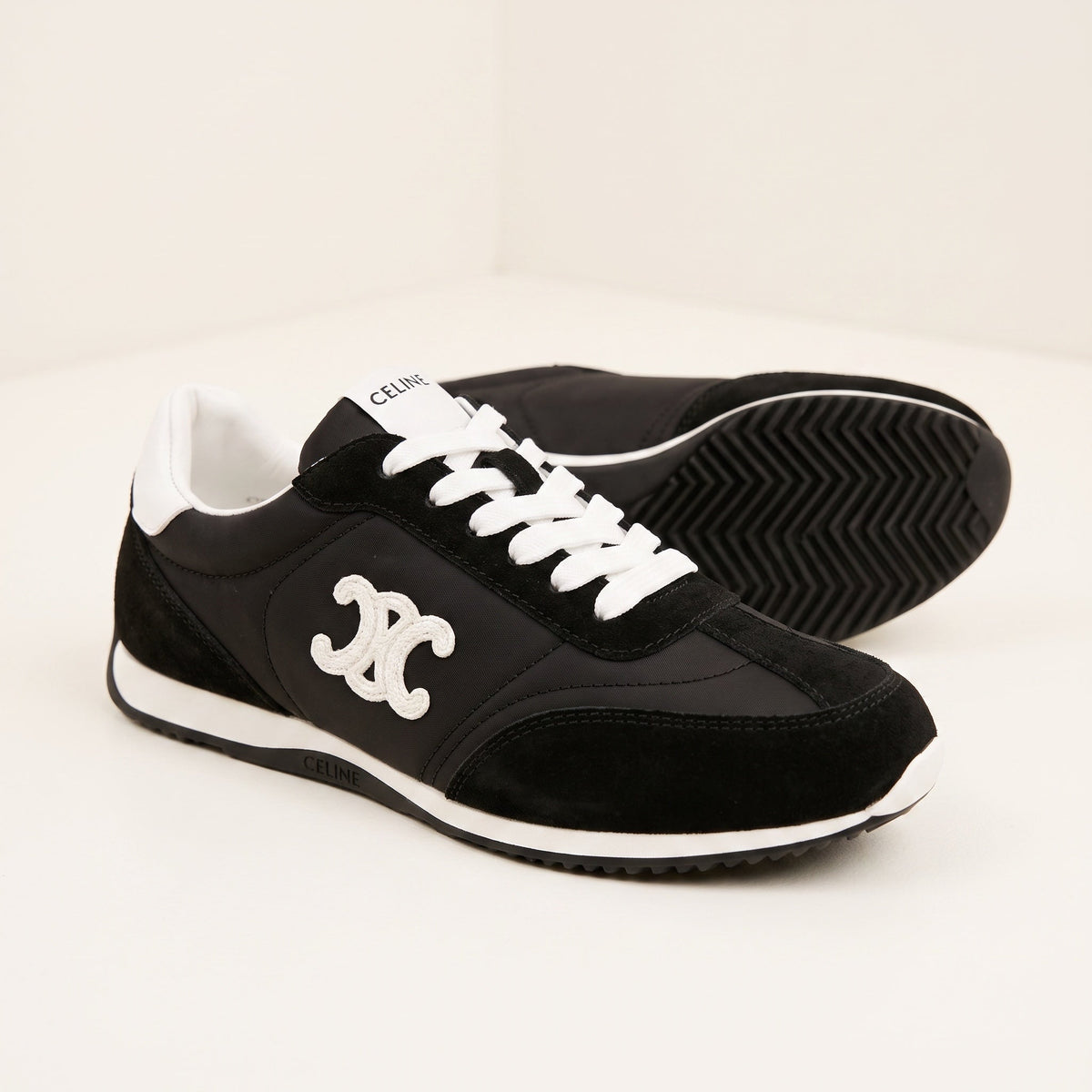 Celine Runner – Black & White Trainer 👟🖤 - MASTERPIECE