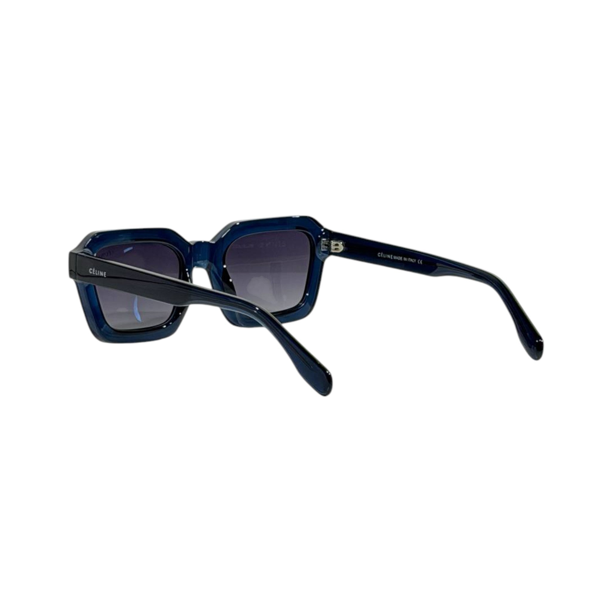 Celine Square Sunglasses – Deep Blue Frame Gradient Lens 🕶️💙 - MASTERPIECE