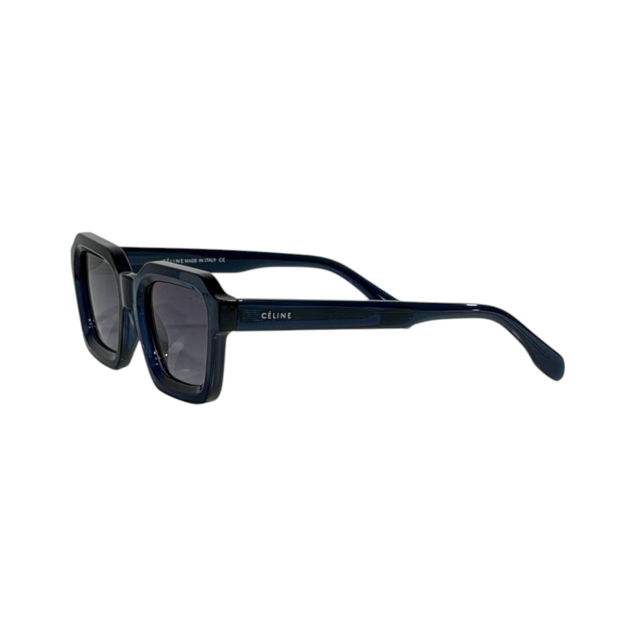 Celine Square Sunglasses – Deep Blue Frame Gradient Lens 🕶️💙 - MASTERPIECE