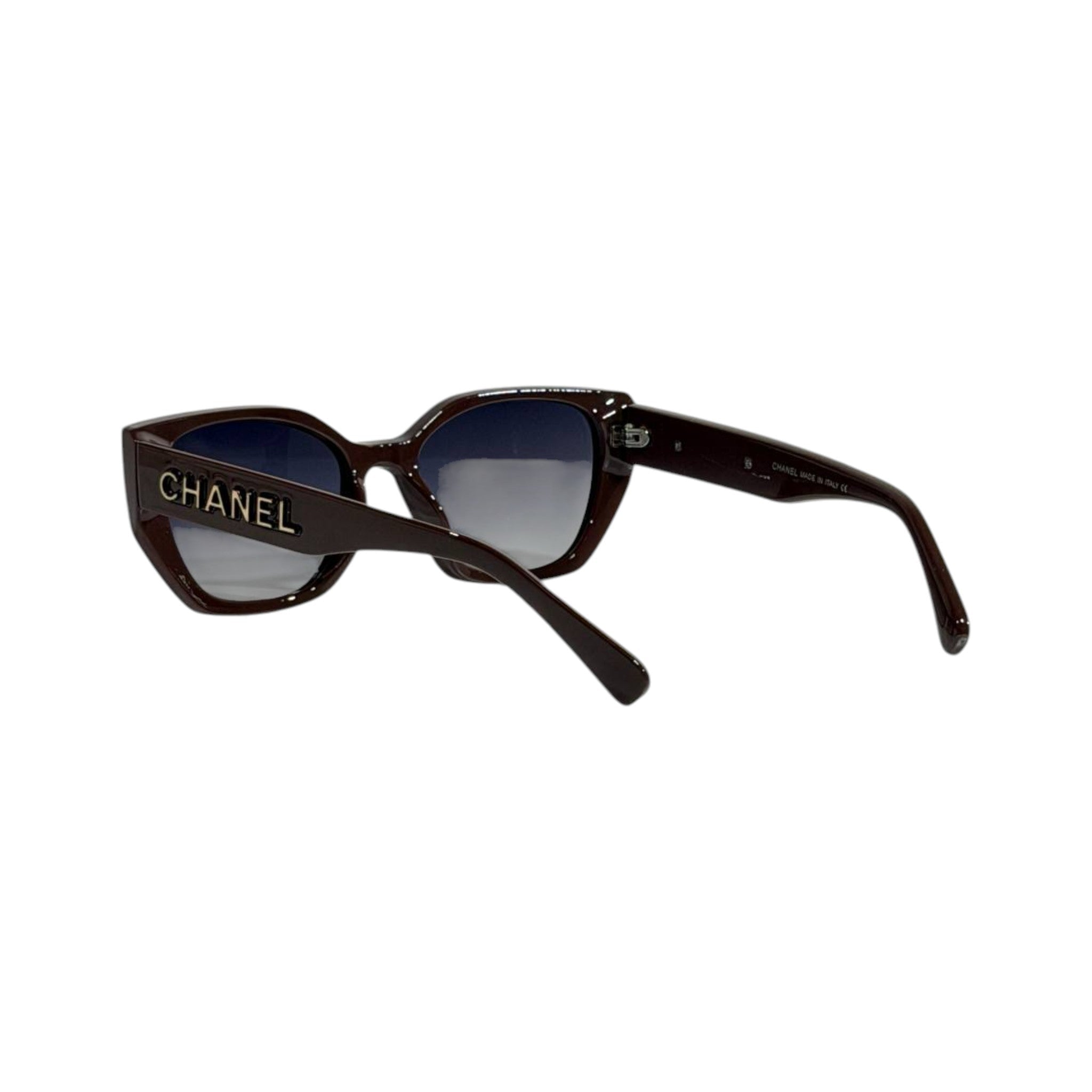 Chanel Cat - Eye Sunglasses 🤎 | Glossy Brown Frame with Gradient Lenses - MASTERPIECE