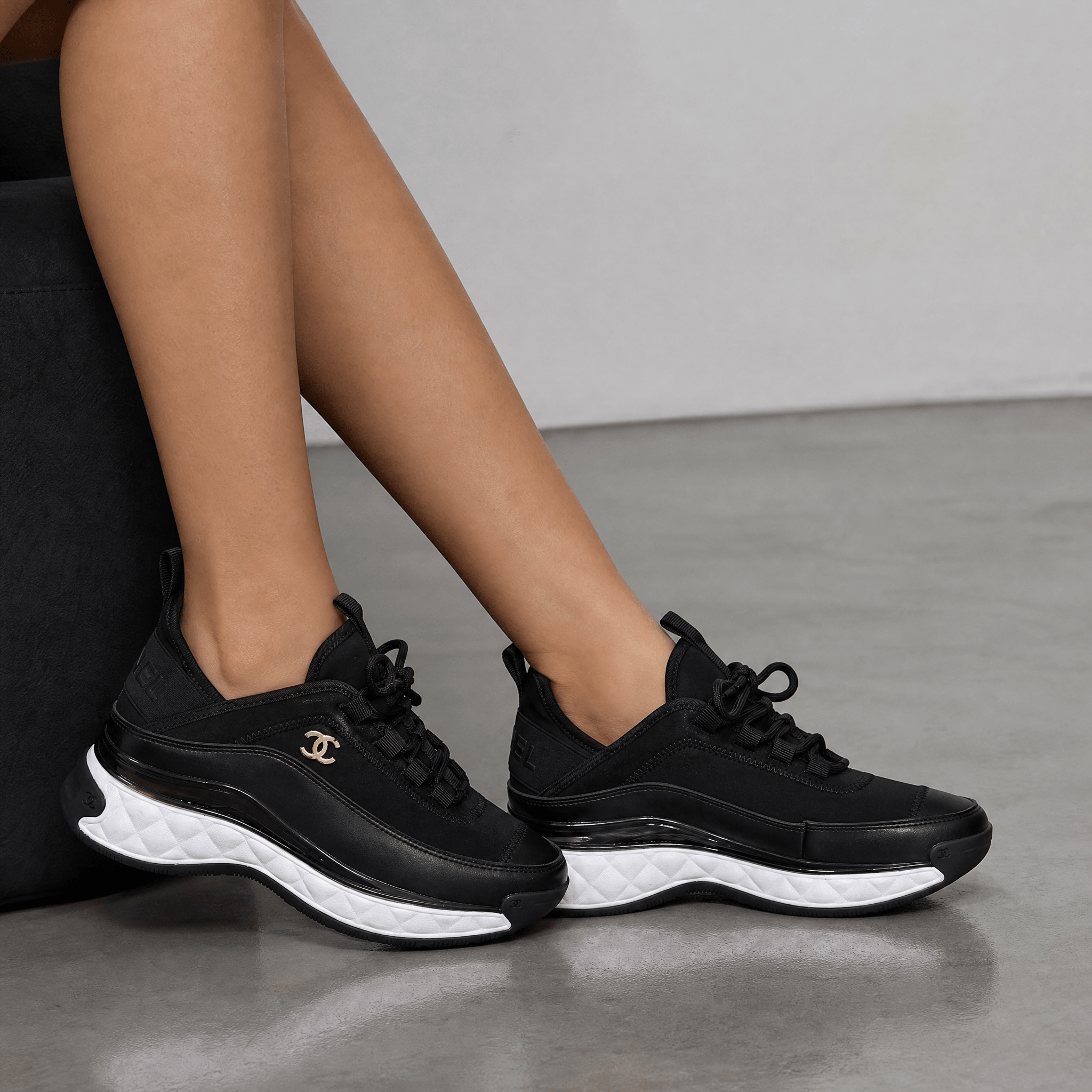 Chanel Chunky Runner Sneakers – Black Luxe Edition 🖤✨ - MASTERPIECE